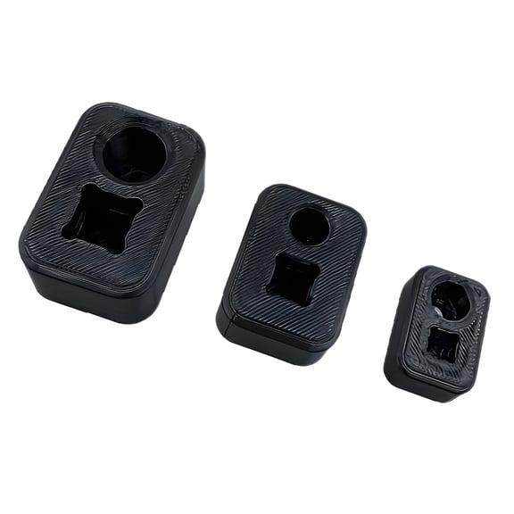 3 Piece Impacts Ratchets Wrench Rack Systems Practical Home Garage Organizers for Professional Tool Storage