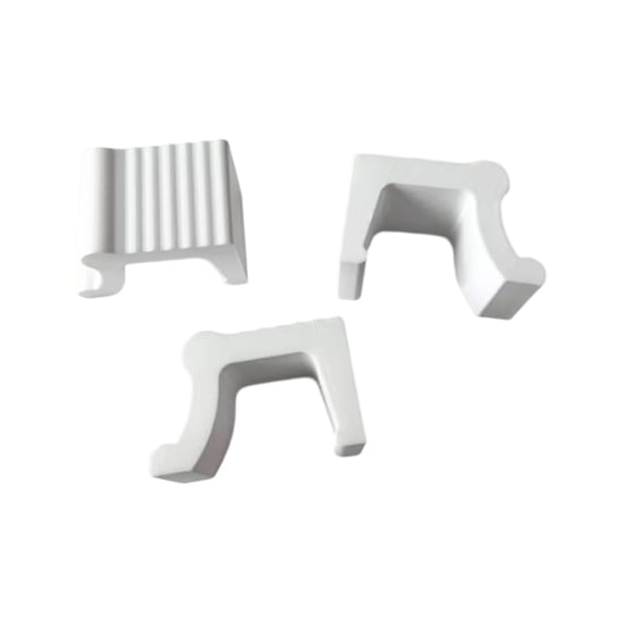 3-Piece Invisible Flower Pot Feet, Durable Plastic Planter Risers with Drainage Support for Indoor Outdoor Pots, Patio Garden Balcony Floor and Deck Protection