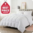 3Piece King Size Hotelier Essential Down Alternative White Comforter