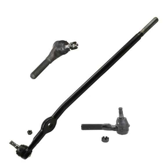 3 Piece Kit Inner & Outer Tie Rod Ends with Center Drag Link Fits select: 1994-1997 FORD RANGER, 1991-1993 FORD RANGER SUPER CAB