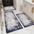 thumbnail image 1 of 3-Piece Kitchen Rugs Sets, Non-Slip & Washable Floor Mats, Water-Absorbent Area Pad, Standing Desk Mat for Office, Home, Doorway, Laundry, Kitchen Accessories, 1 of 10