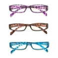 thumbnail image 1 of 3 Piece Ladies Printed Leopard Reading Glasses Set - Power 3.0, 1 of 1