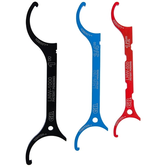 3 Piece Locknut Wrench Kit