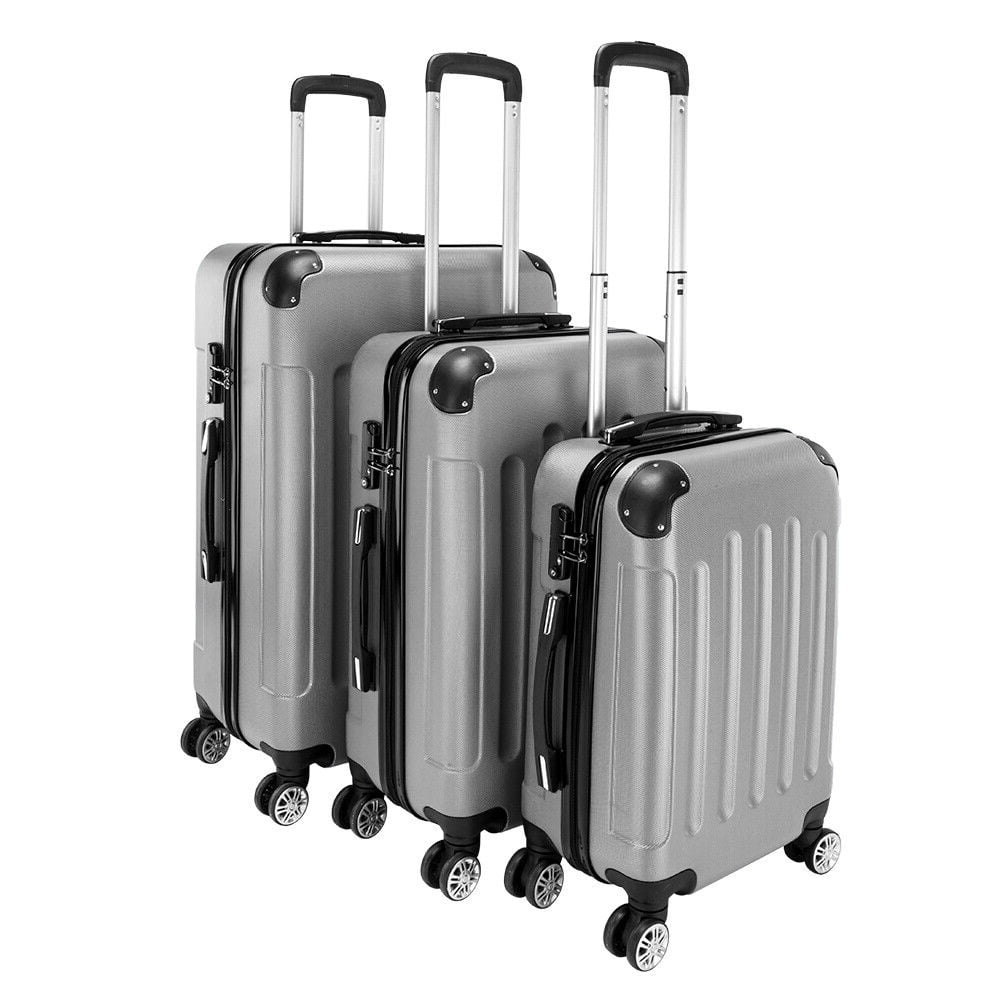 3Piece Luggage Hard Shell Lightweight Luggage Set with Spinner Wheels