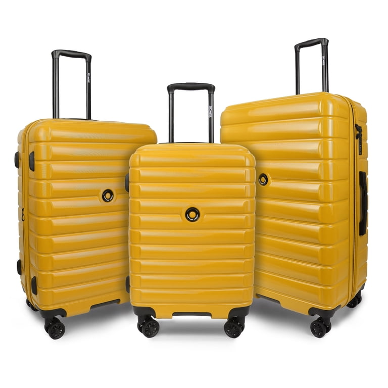 3 Piece Hardshell Luggage Set Expandable Hardside Suitcase with 3 Piece Hardshell Luggage Set Expandable Hardside Suitcase with