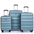 thumbnail image 1 of 3 Piece Luggage Sets, Expandable Hardside Suitcases 25in/29in, Carry on 21in, Travel Luggages with Double Spinner Wheels TSA Lock Lightweight, Dark Green, 1 of 6