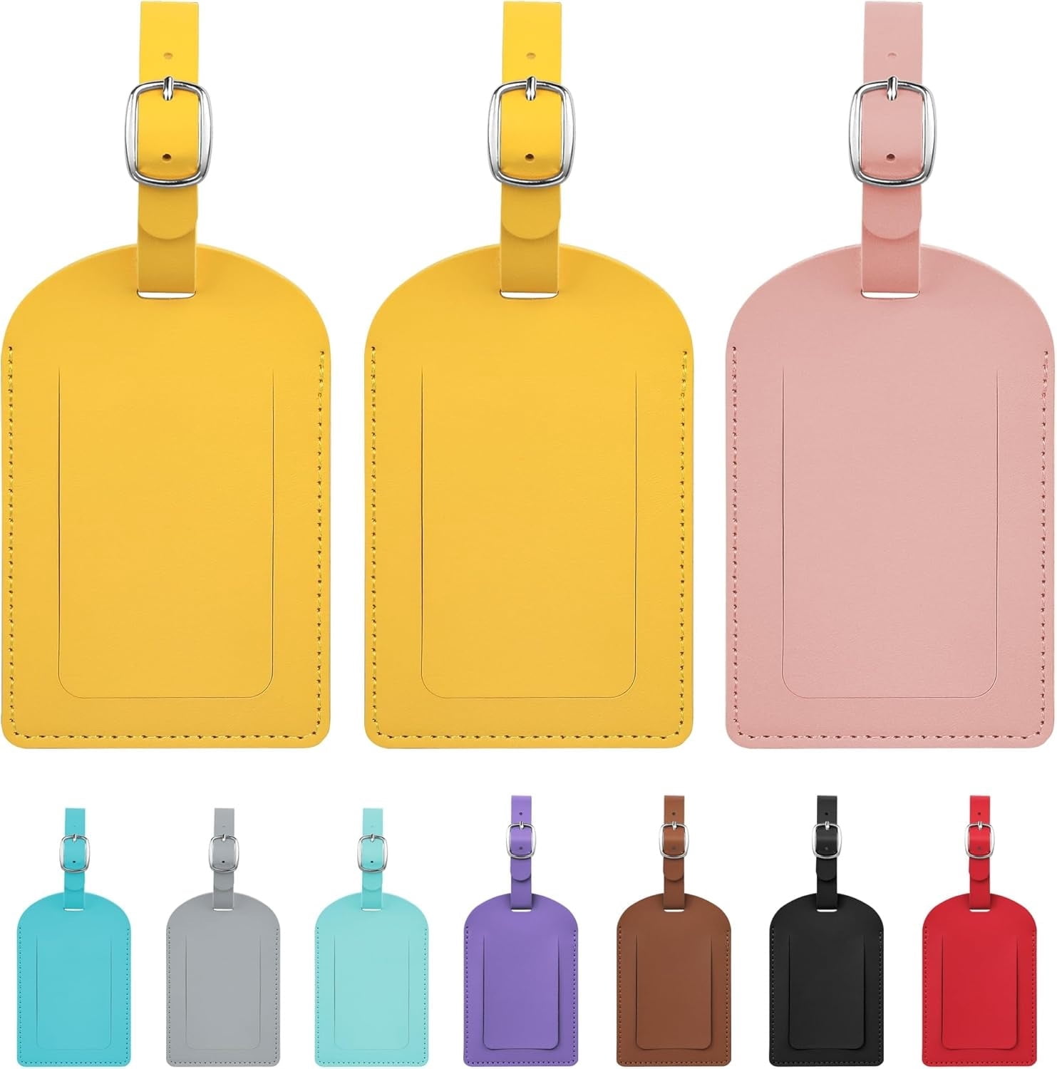 3-Piece Luggage Tags for Suitcase Travel Bag Labels Privacy Protection ...