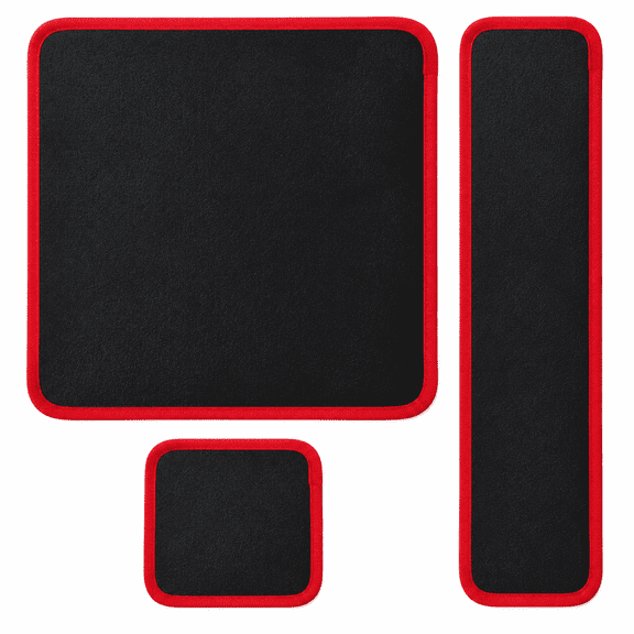 3-Piece Magnetic Tool Set, Flexible Magnetic Mat & Tray Holder with Strong Grip, Non-Slip PVC Organizer for Screws, Wrenches, Garage Workshop & Auto Repair Tools(12.5x9.6/12.5x4.1/4.6x4.6in)