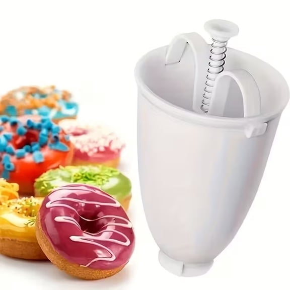3-Piece Manual Donut Maker Set - Non-Electric Baking Tools for Perfectly Round Donuts at Home or in Restaurants