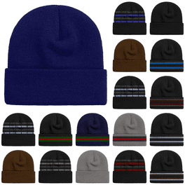 Ecko Unltd Men's Reversible Beanie Hat, 100% Acrylic, Pull
