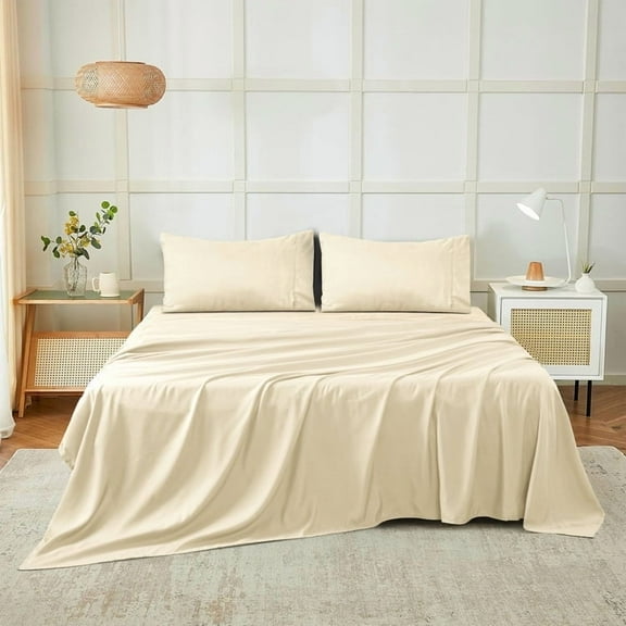 Sheet Set Twin - Microfiber 3 Piece Bed Sheet Set with 16-Inch Deep Pocket - Easy Care Wrinkle Free Bed Sheets