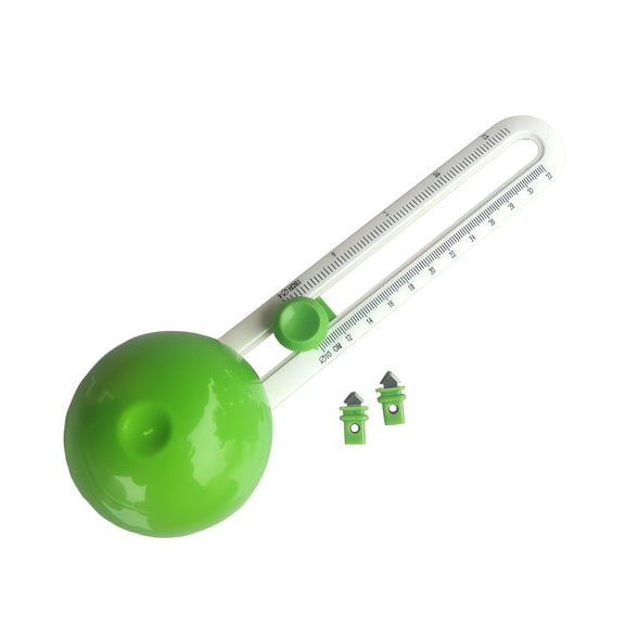 3 Piece Mini Plastic Circle Cutter Set for Crafting and Scrapbooking Projects