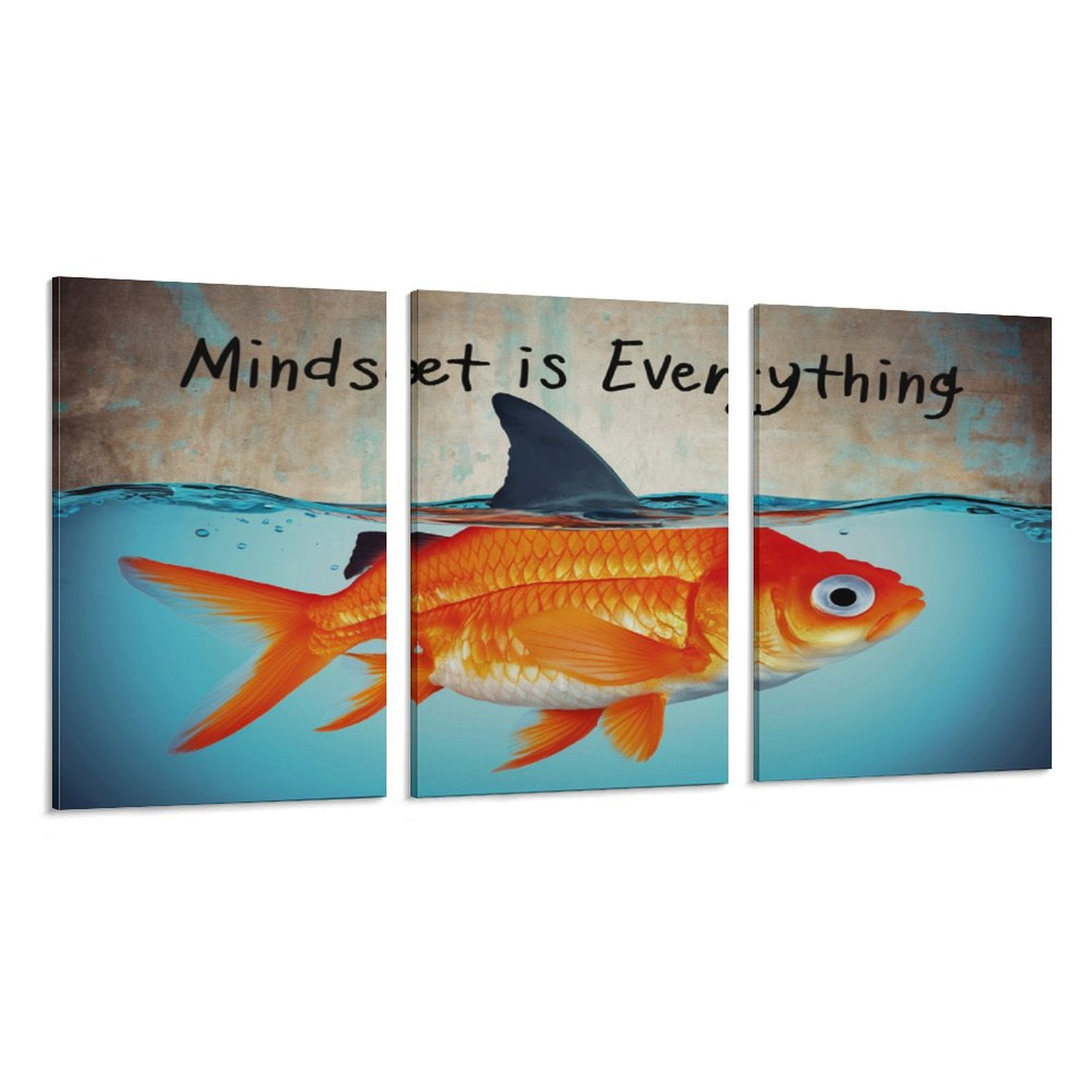 View of Amazon.com: Gold Fish Wall Art