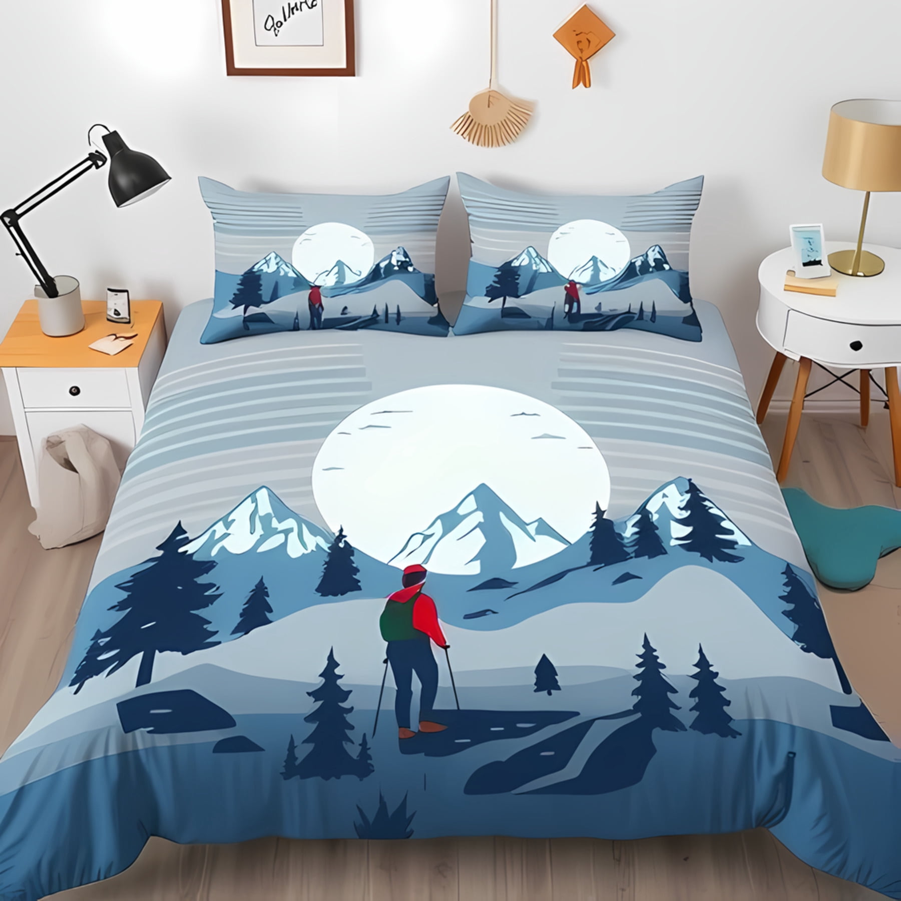 Mountain Trails Duvet Cover Set NCU0NNT553