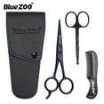 thumbnail image 1 of 3 Piece Mustache Grooming Kit Complete Beard Care Set with Comb for Men, 1 of 6