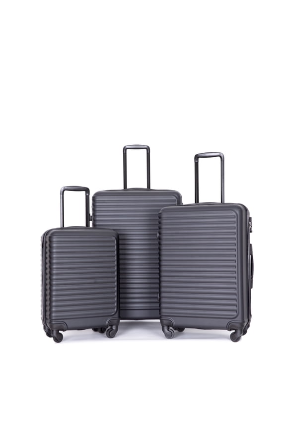 3-Piece Nested Spinner Suitcase Luggage Set with TSA Lock