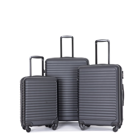 3-Piece Nested Spinner Suitcase Luggage Set with TSA Lock