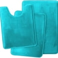 thumbnail image 1 of 3-Piece Non-Slip Bathroom Rug Set – Ultra-Absorbent Coral Fleece Mats for Toilet, Vanity & Wet Floors, Machine-Washable Anti-Skid Bath Mats&nbsp;, 1 of 9