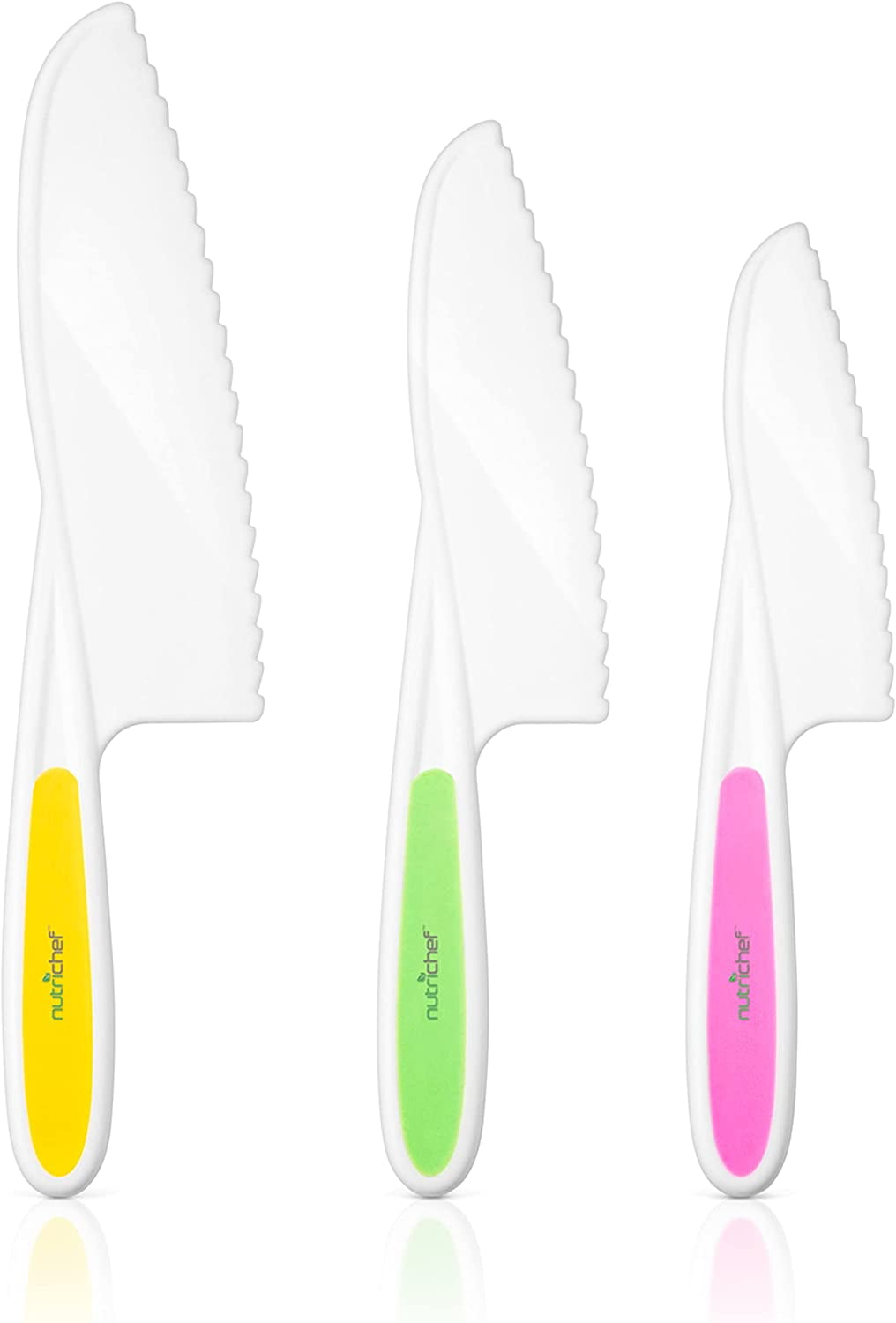 3-Piece Nylon Kitchen Baking Knife Set - Children's Cooking Knives ...