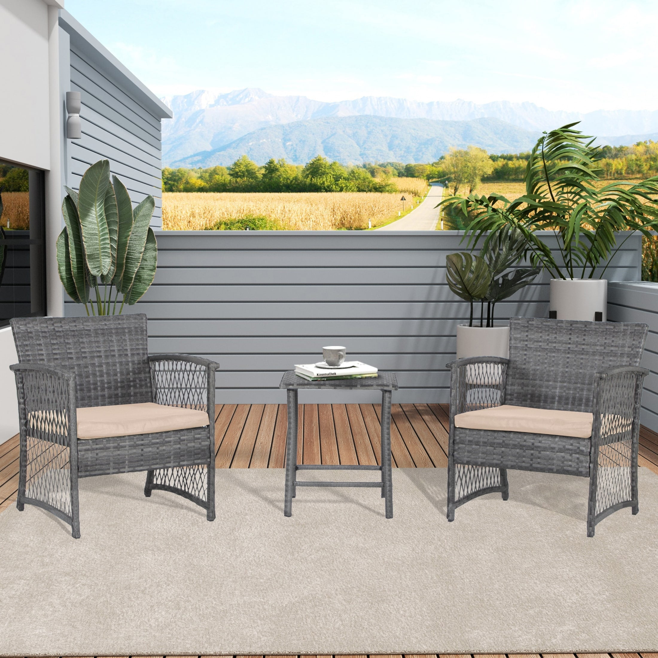 Mainstays tuscany ridge 4 piece conversation set hotsell