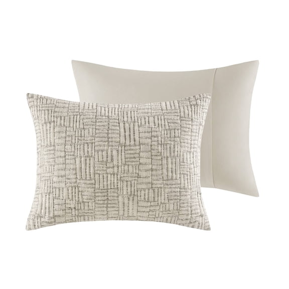 3 Piece Oversized Cotton Matelasse Comforter Set-Full/Queen