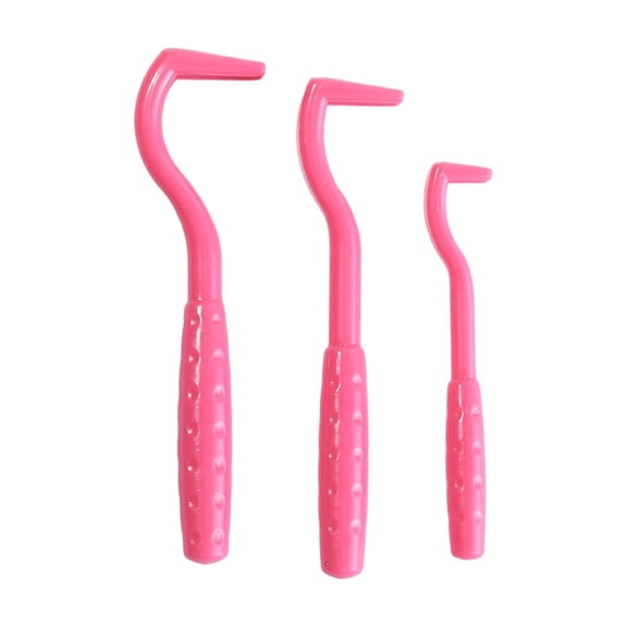 3-Piece Pet Tick Remover Tool Set, Safe & Effective V-Shaped Tick Hooks for Dogs & Cats, Ergonomic Non-Slip Handle, Gentle Tick Extraction