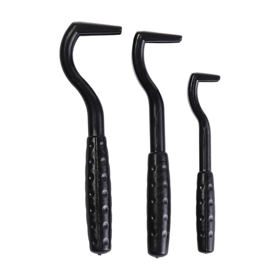 3-Piece Pet Tick Remover Tool Set, Safe & Effective V-Shaped Tick Hooks for Dogs & Cats, Ergonomic Non-Slip Handle, Gentle Tick Extraction