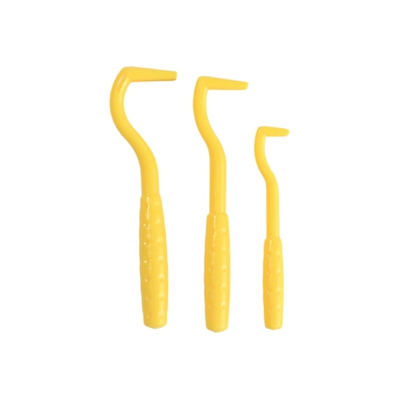3-Piece Pet Tick Remover Tool Set, Safe & Effective V-Shaped Tick Hooks for Dogs & Cats, Ergonomic Non-Slip Handle, Gentle Tick Extraction