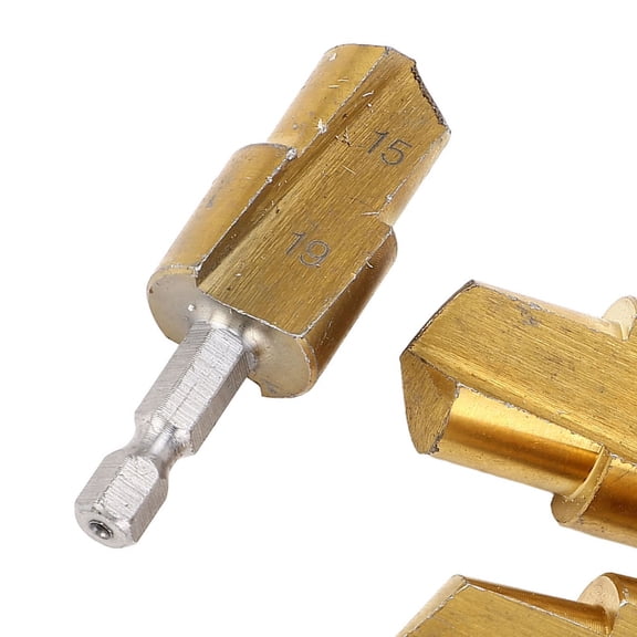 3,Piece Pipe Reamer Kit, 19/24/31mm, PPR PVC, Fast, Efficient Deburring For Plastic Pipelines