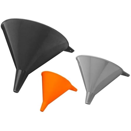 3 Piece Plastic Funnel Set