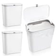 thumbnail image 1 of 3 Piece Plastic Wall Mounted Sanitary Napkin Disposal Bin, 1 of 6