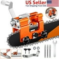 thumbnail image 1 of 3-Piece Portable Chainsaw Sharpener with Anodized Aluminum Fixture & Sharpening Jig, 1 of 7