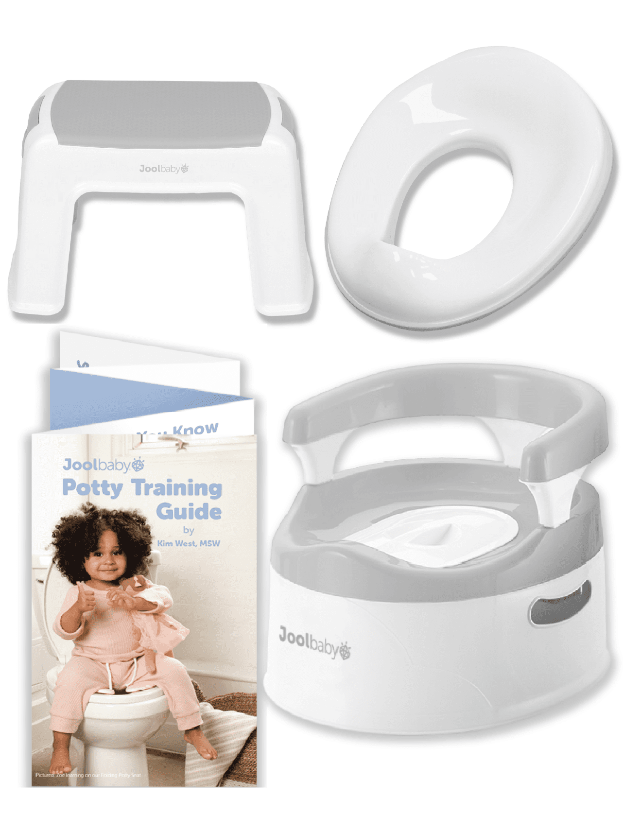 Buy Gray Potty Training Kit 3-Piece Set at Ubuy Ghana