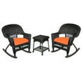 thumbnail image 1 of 3-Piece Resin Wicker Rocker Chair & End Table Set by Jeco, 1 of 4