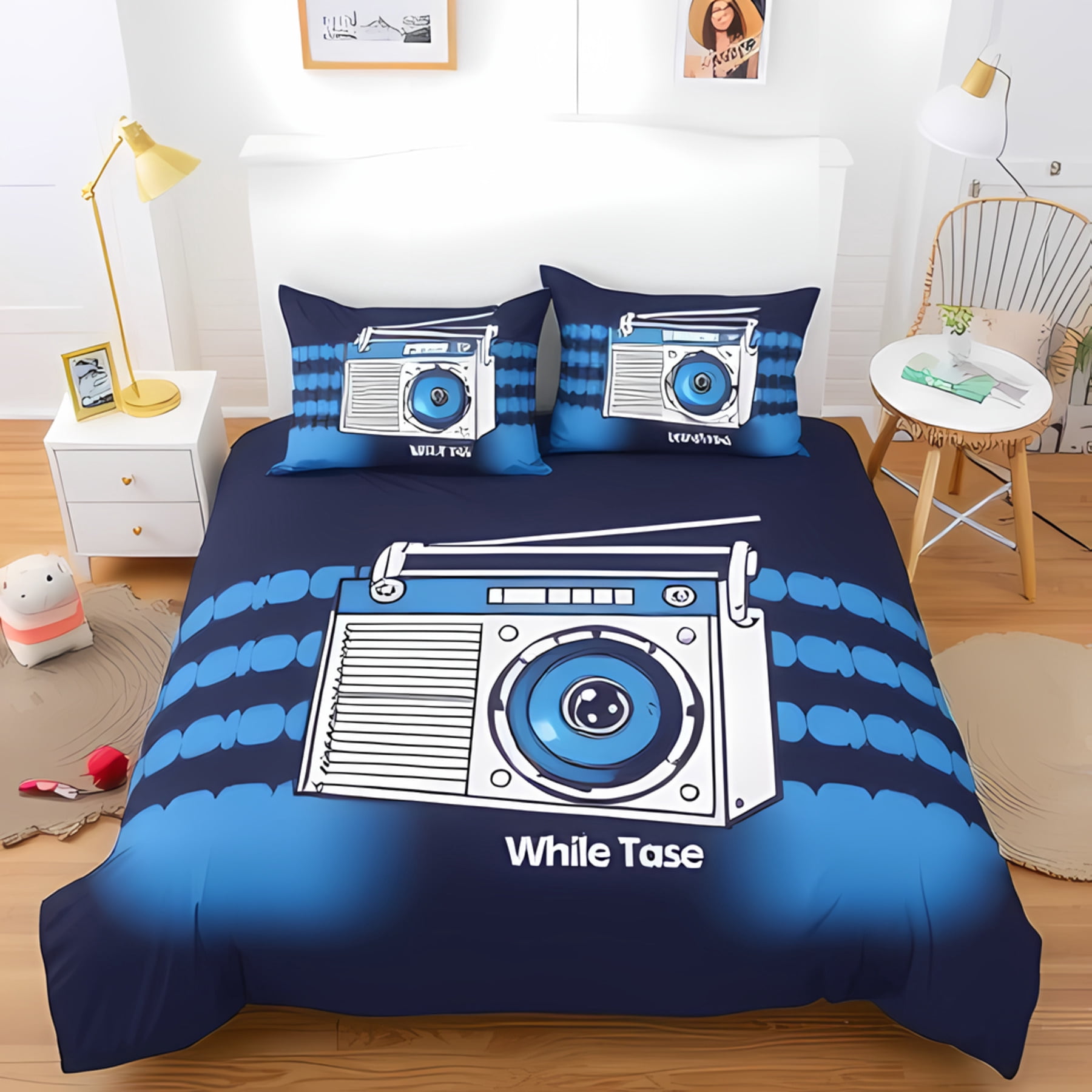 Retro Wanderer Duvet Cover Set NCU0NNT490