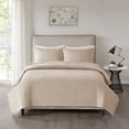 thumbnail image 1 of 3 Piece Reversible Quilt Set Khaki Full/Queen, 1 of 7