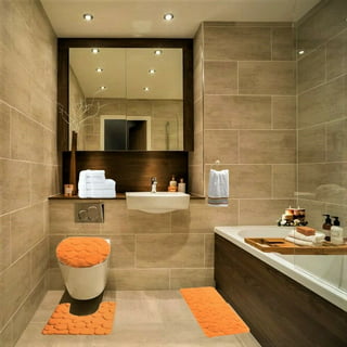 Candy Color Plastic Bath Mat Simple Bathroom Massage Blanket Shower Room Rubber  Mat Creative Mosaic Mat