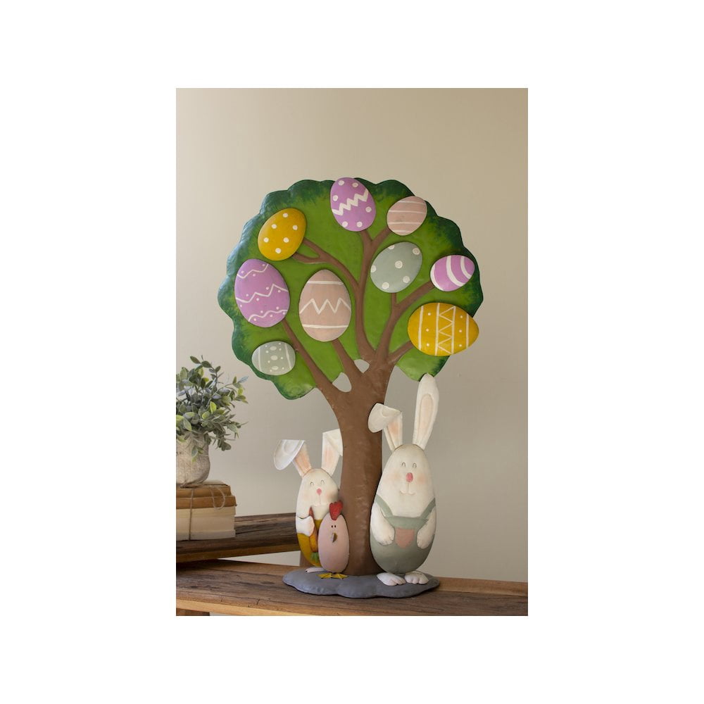 Hengfa Painted Metal Easter Egg Tree Porch Art - Walmart.com