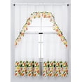 thumbnail image 1 of Diamond Home Printed Rod Pocket Light Filtering Curtains 30” x 36” (3 Panels), 1 of 1