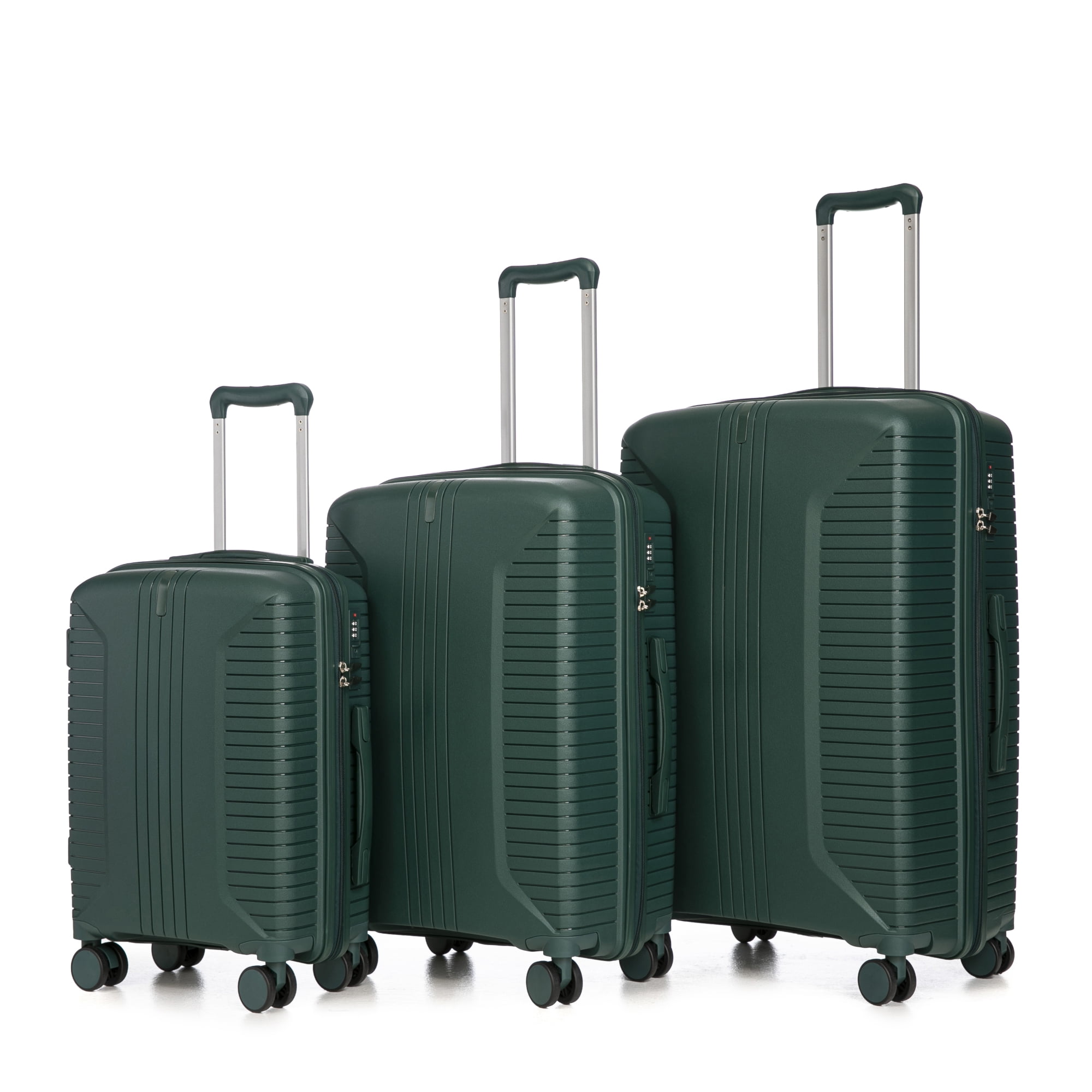 3 Piece Rolling Luggage Set Carry on Luggage Spinner Wheel Lightweight Suitcase with TSA Lock 20in24in28in