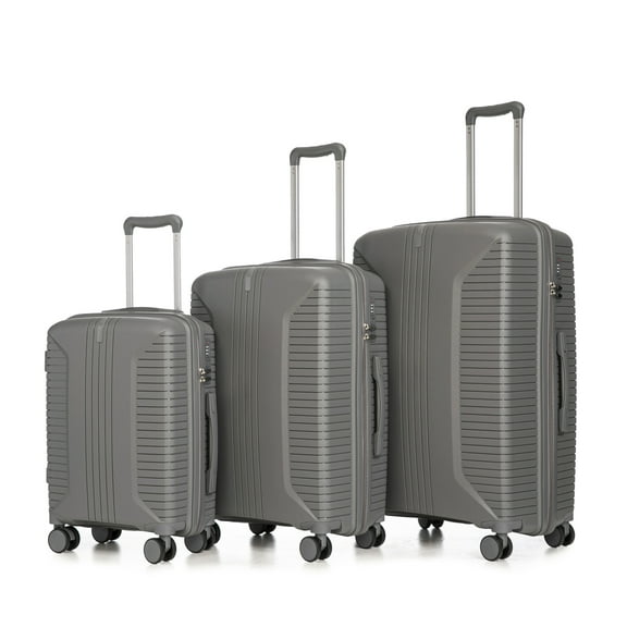 3 Piece Rolling Luggage Set Carry on Luggage Spinner Wheel Lightweight Suitcase with TSA Lock 20in24in28in