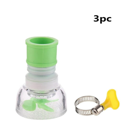 Rotatable Kitchen Faucet Nozzle Set | Water-Saving Spray Head with 360° Rotation | Anti-Splash Design | Easy Install Plastic & Stainless Steel Filters