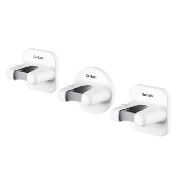 3-Piece Self-Adhesive Broom Holder Set – Wall-Mounted Gripper Racks for Efficient Mop & Broom Storage TIKA