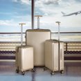 thumbnail image 1 of 3-Piece Set (20/24/28) Suitcases Hardside Luggage with Spinner Wheels,Champagne, 1 of 6