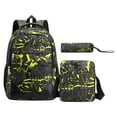 thumbnail image 1 of 3 Piece Set Backpack High Backpack Three Sets Of Leisure Large Capacity Outdoor Travel Backpack, 1 of 9