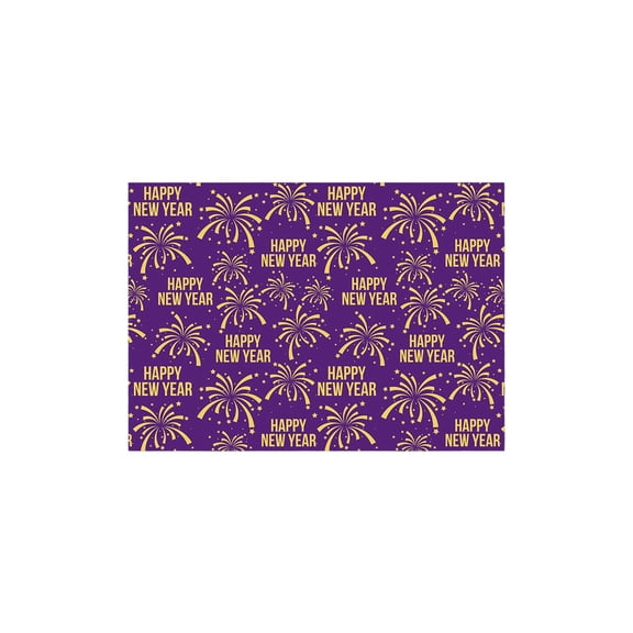 3-Piece Set of Christmas and New Year Gift Wrapping Paper with Festive Patterns, Quality 80g Offset Paper for DIY Crafts and Holiday Party Decorations
