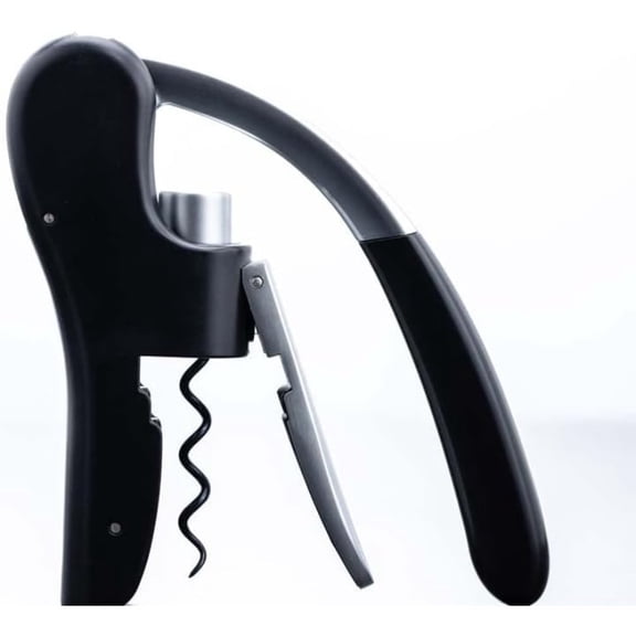 3-Piece Set Manual Wine Opener  Vertical Lever Corkscrew with Built-in Foil Cutter, Compact Handheld Wine Bottle Opener for Home Bar, Party, Wine Lovers, Essential Kitchen Bar Tool