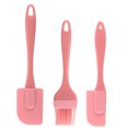 thumbnail image 1 of 3 Piece Set Silicone Baking Cooking Tools Scraper and Pastry Brush for Cake Cream Gadgets, 1 of 6