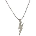 thumbnail image 1 of 3 Piece Set The Flash Stainless Steel Lightning Bolt Necklace Pendant  J-333, 1 of 6