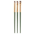 thumbnail image 1 of 3-Piece Set of Eyeshadow Brushes - Makeup Tools for Beginners Individually Packed Fiber Brushes for Application, 1 of 9